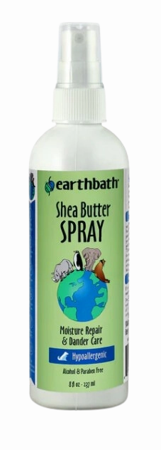 Earthbath Spritz Shea Butter - 8oz Spray Bottle pig feed piglet nutrition pig food pellets pig vitamins pig treats