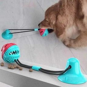 Enrichment Ball Suction Tug Toy dog toys indestructible dog toys dog tug toys dog plush chew resistant toy