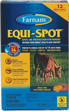 Equi-Spot Topical Fly Control for Horses tuff dog toys durable toys for dogs chew tested toys hard chew toy strong plush