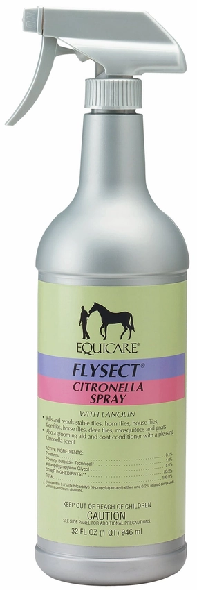 Equicare Flysect Citronella Fly Spray for Horses pet shampoo pet brush pet wipes pet scissors pets comb