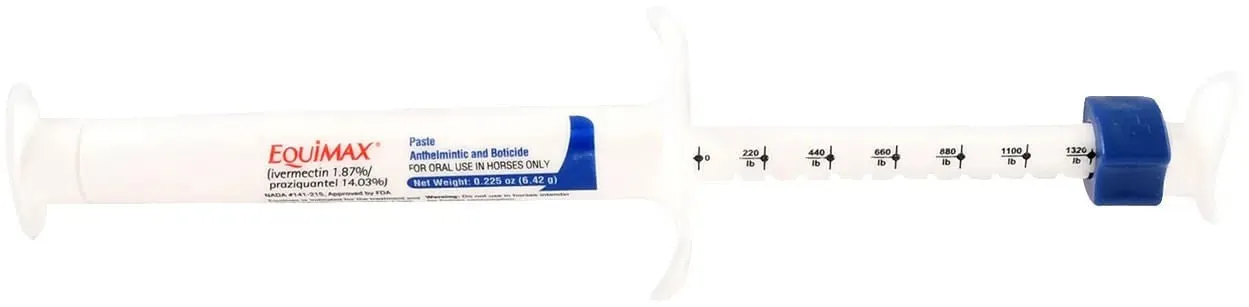Equimax Horse Wormer Paste, Apple Flavored