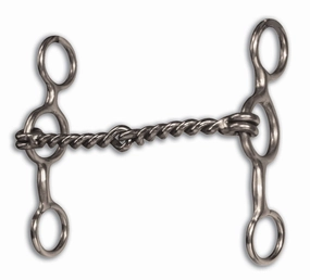 Equisential Performance Short Shank Bit, Twisted Wire Snaffle cat fur care cat grooming tools cat deshedding brush cat bath kit cat nail trimmer