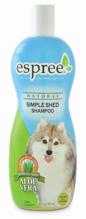 Espree Simple Shed Pet Shampoo with Aloe Vera cat beds cat scratching post cat shampoo cat tunnel cat brush