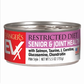 Evanger's EVX Restricted Diet Senior and Joint Health for Cats cat calming diffuser cat stress relief anxiety cat treats cat relaxing spray pet mood aid