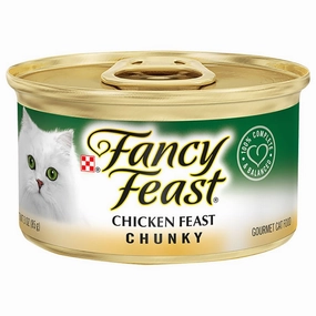 Fancy Feast Chunky Chicken Feast Canned Cat Food 85g natural cat food soft cat treats freeze dried cat food organic cat treats indoor cat food