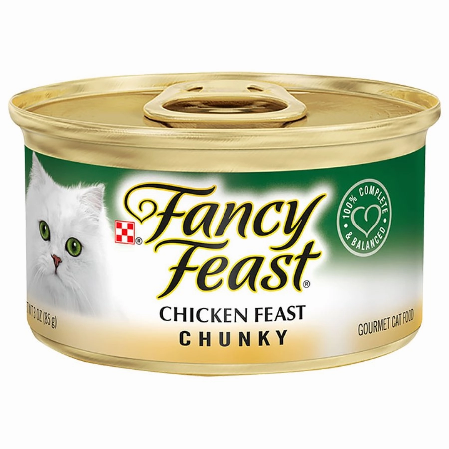 Fancy Feast Chunky Chicken Feast Canned Cat Food 85g natural cat food soft cat treats freeze dried cat food organic cat treats indoor cat food