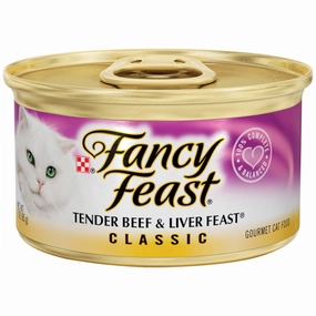 Fancy Feast Classic Beef & Liver Feast Wet Cat Food cat supplies cat house cat tree cat feeder cat collar