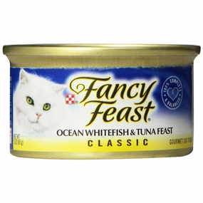Fancy Feast Classic Ocean Whitefish and Tuna Feast Wet Cat Food cat treats toys for cats cat hair remover cat cleaning supplies cat food bowl