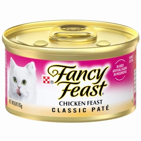 Fancy Feast Classic Pate Chicken Feast Canned Cat Food 85g cat food cans soft cat food high protein cat food natural cat food senior cat food