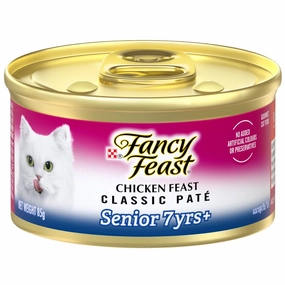 Fancy Feast Classic Pate Chicken Feast SENIOR Canned Cat Food 85g cat food cans soft cat food high protein cat food natural cat food senior cat food