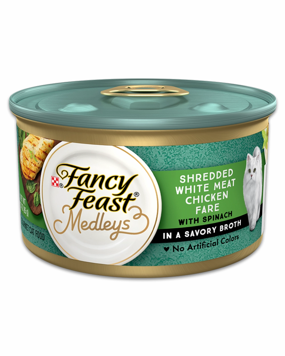 Fancy Feast Elegant Medleys Shredded Chicken Canned Cat Food cat calming diffuser cat stress relief anxiety cat treats cat relaxing spray pet mood aid