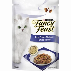 Fancy Feast Tuna, Prawn, Mackerel & Crab Flavour Adult Dry Cat Food 1.4kg kitten food wet kitten food kitten milk kitten treats grain free kitten food