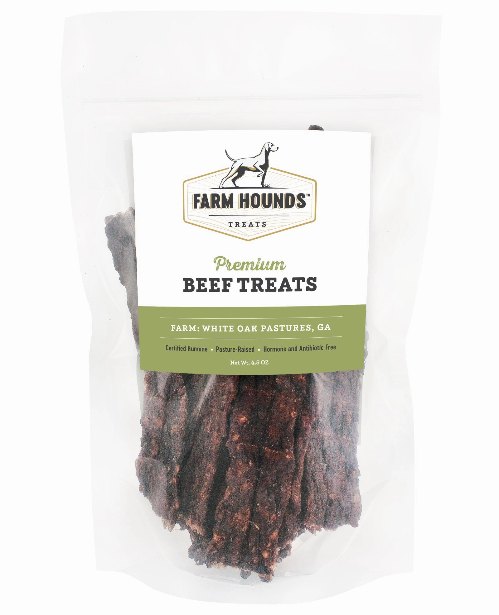 Farm Hounds Beef Strips 4.5oz Bag goat vitamins sheep health poultry medicine livestock supplement animal wellness