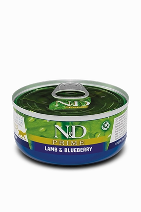 Farmina N&D Prime Lamb and Blueberry Wet Cat Food cat supplies cat house cat tree cat feeder cat collar