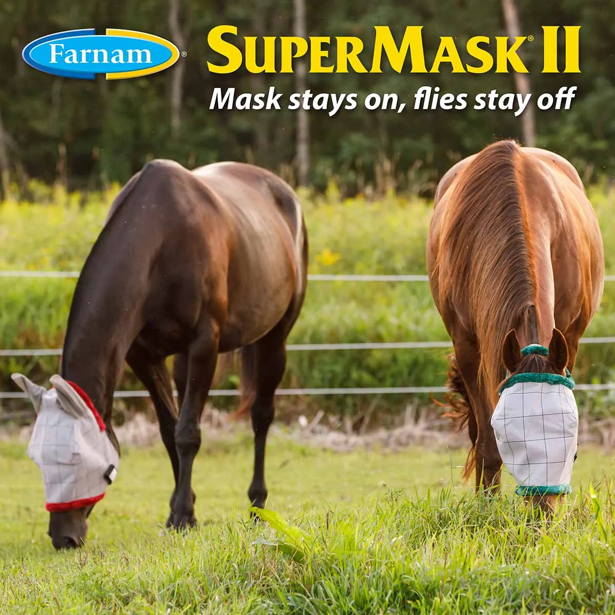 Farnam SuperMask II Horse Fly Mask with Ears