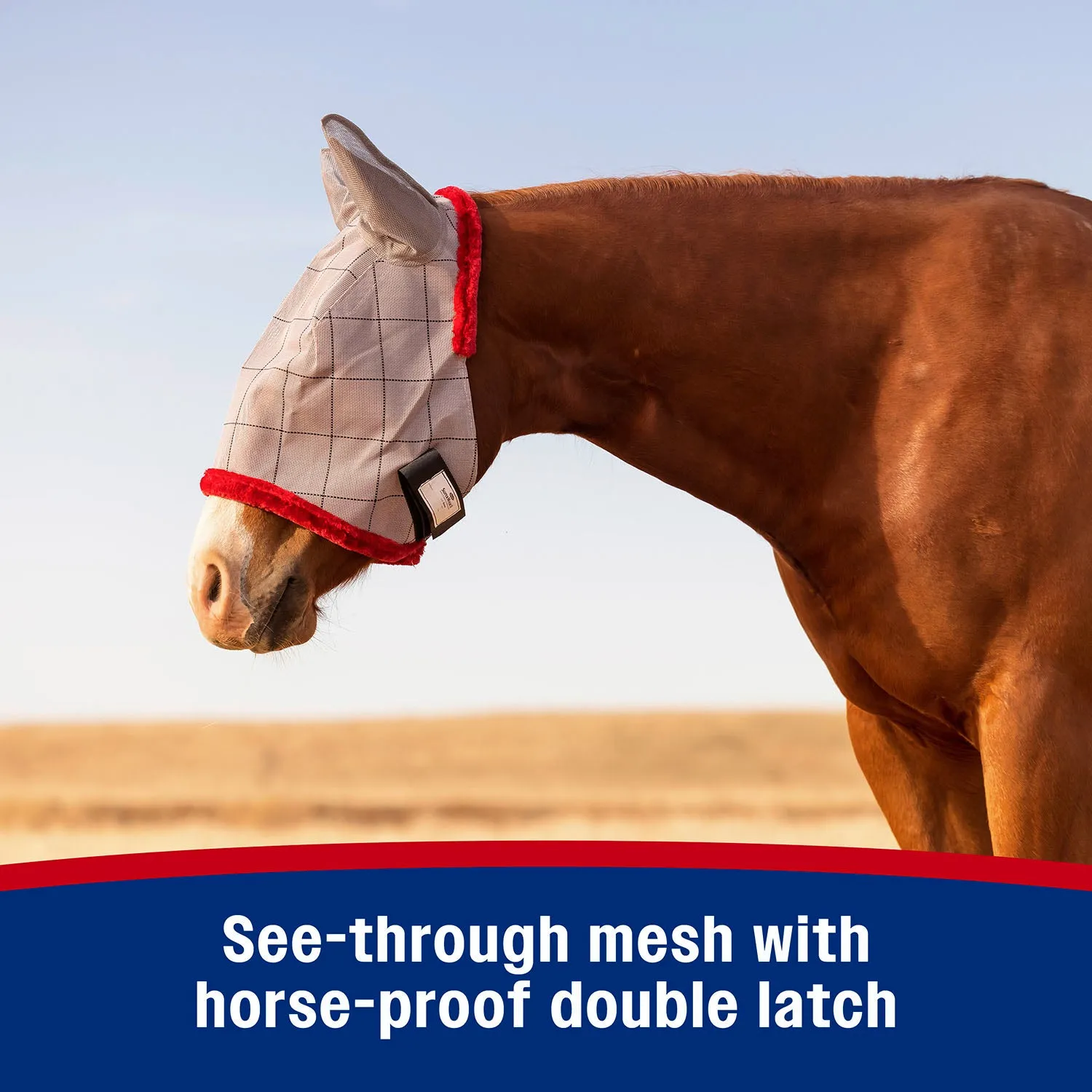Farnam SuperMask II Horse Fly Mask with Ears