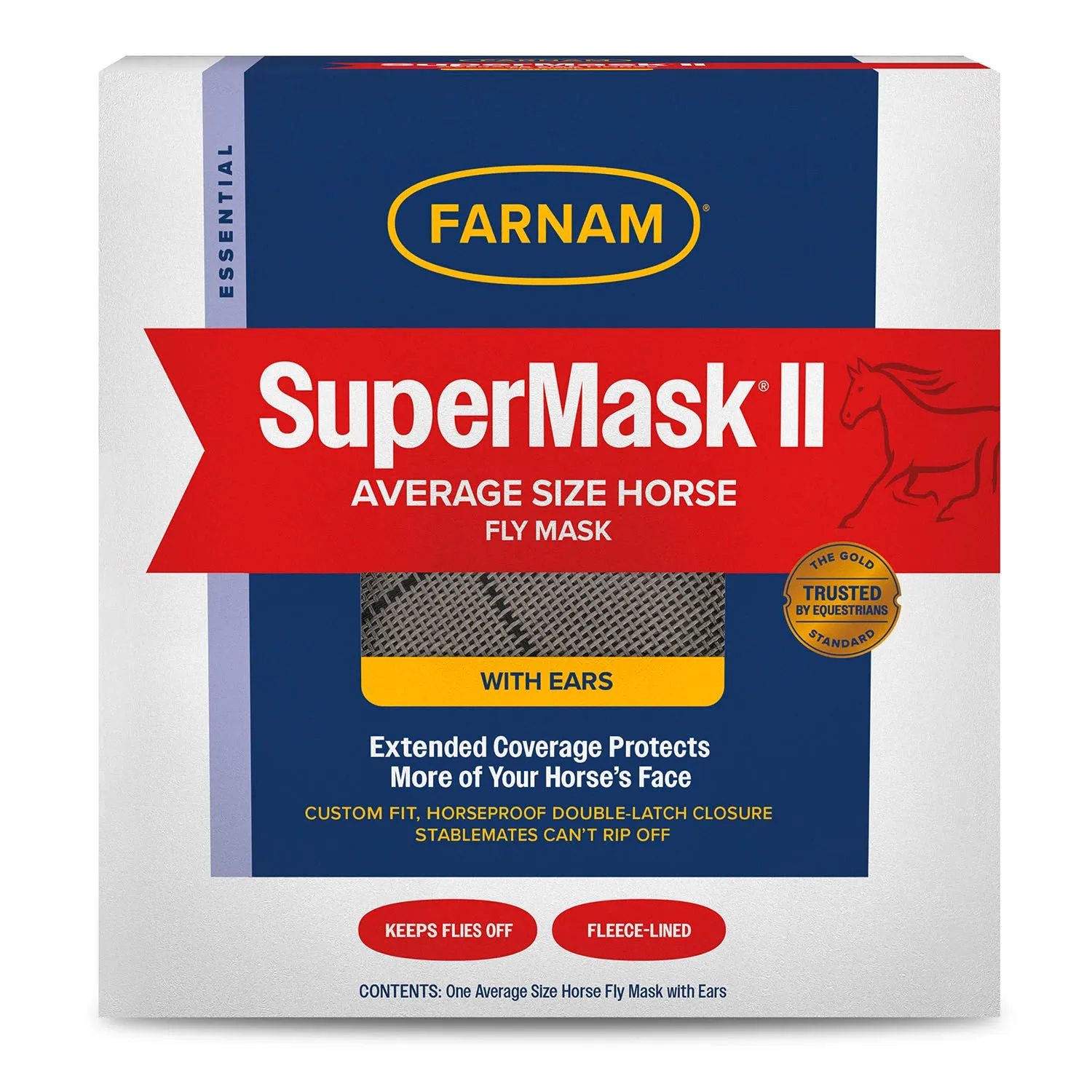 Farnam SuperMask II Horse Fly Mask with Ears