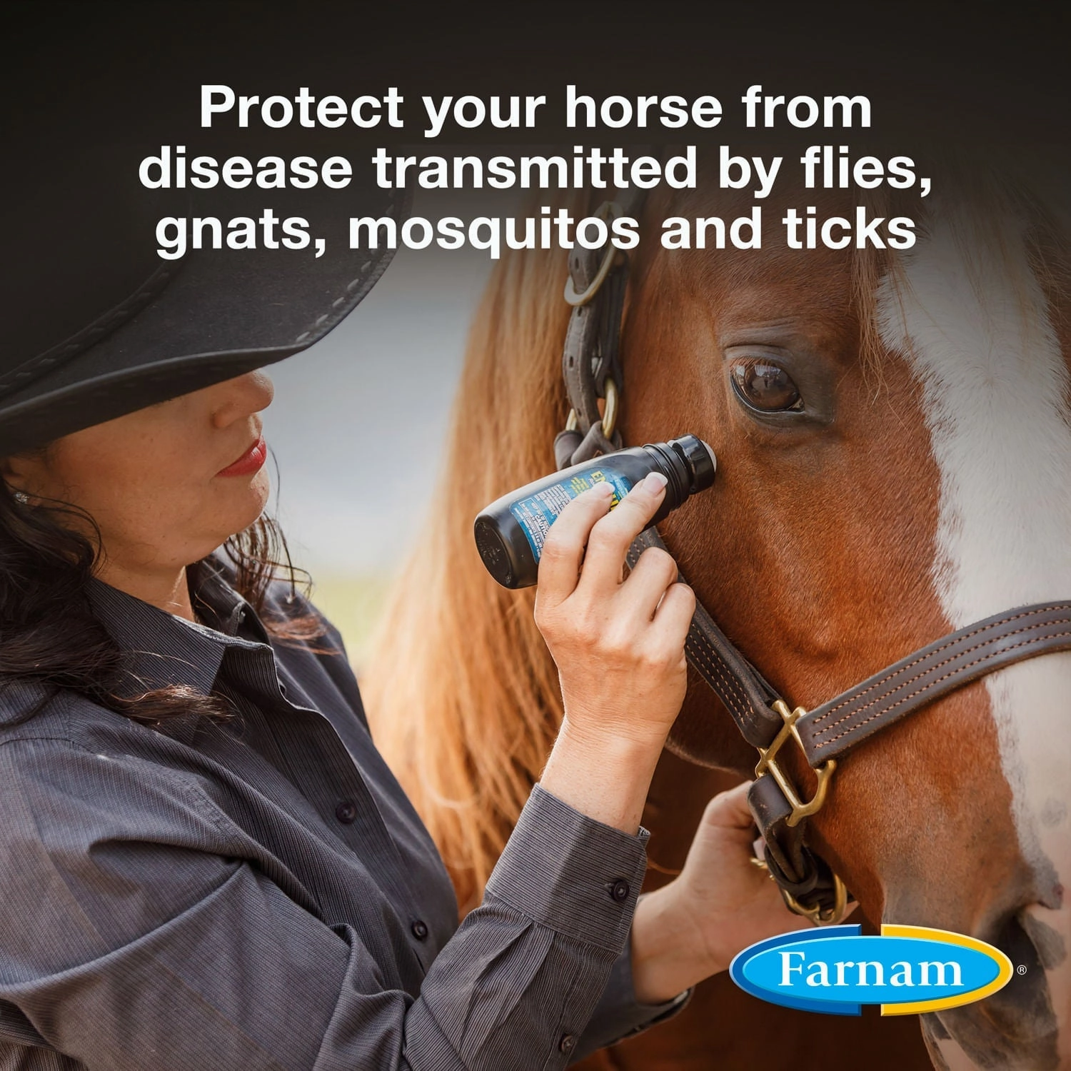 Farnam Endure Sweat-Resistant Fly Control Spray for Horses