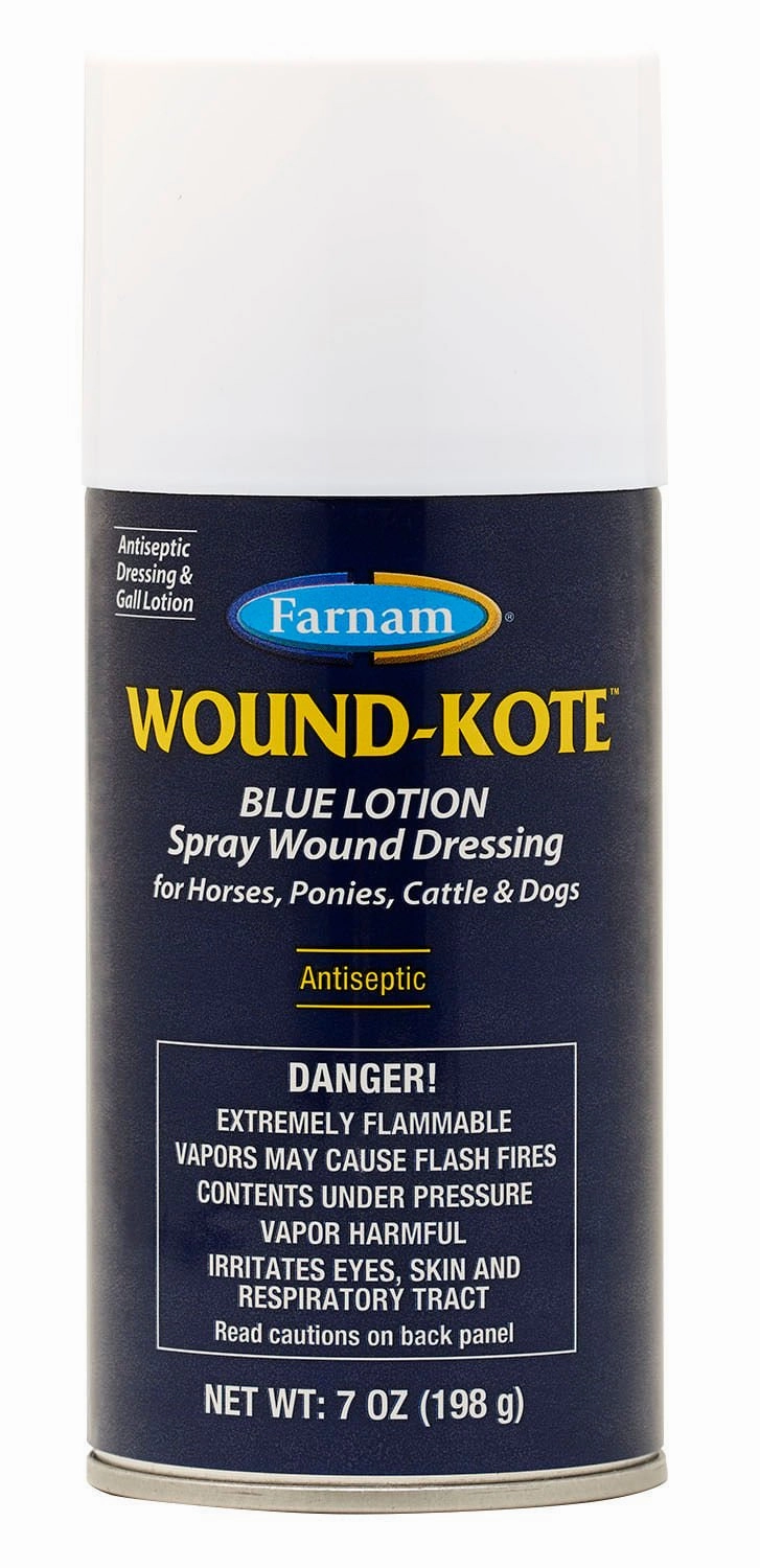Farnam Wound-Kote Blue Lotion Spray Wound Dressing, 7 oz tuff dog toys durable toys for dogs chew tested toys hard chew toy strong plush