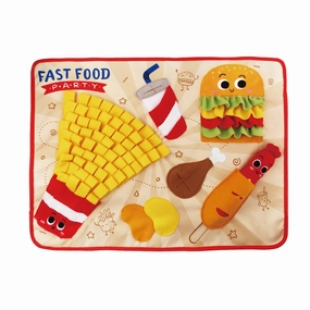 Fast Food Party Snuffle Mat dog toys indestructible dog toys dog tug toys dog plush chew resistant toy