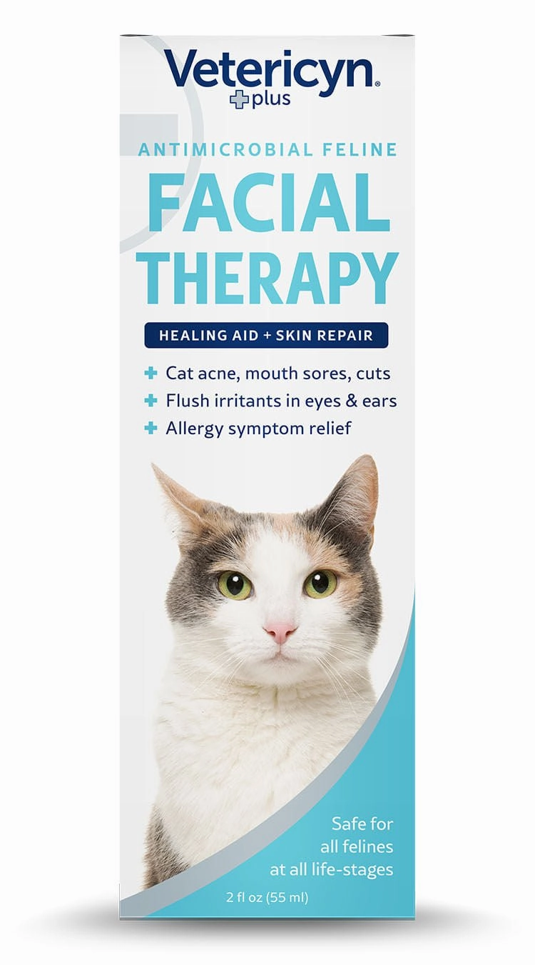 Feline Antimicrobial Facial Therapy