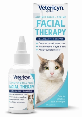 Feline Antimicrobial Facial Therapy cat beds cat scratching post cat shampoo cat tunnel cat brush