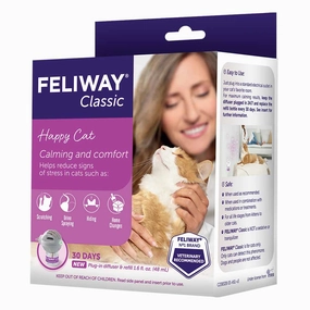 Feliway Classic Diffuser & Refill 30-Day Starter Kit plush dog toy soft chew toy squeaky plush pillow toy stuffed dog toy