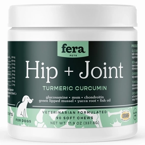 Fera Pets Hip   Joint Dog Supplement Chews 90ct plush dog toy soft chew toy squeaky plush pillow toy stuffed dog toy