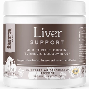 Fera Pets Liver Support Supplement Powder For Cats & Dogs 2.5oz plush dog toy soft chew toy squeaky plush pillow toy stuffed dog toy