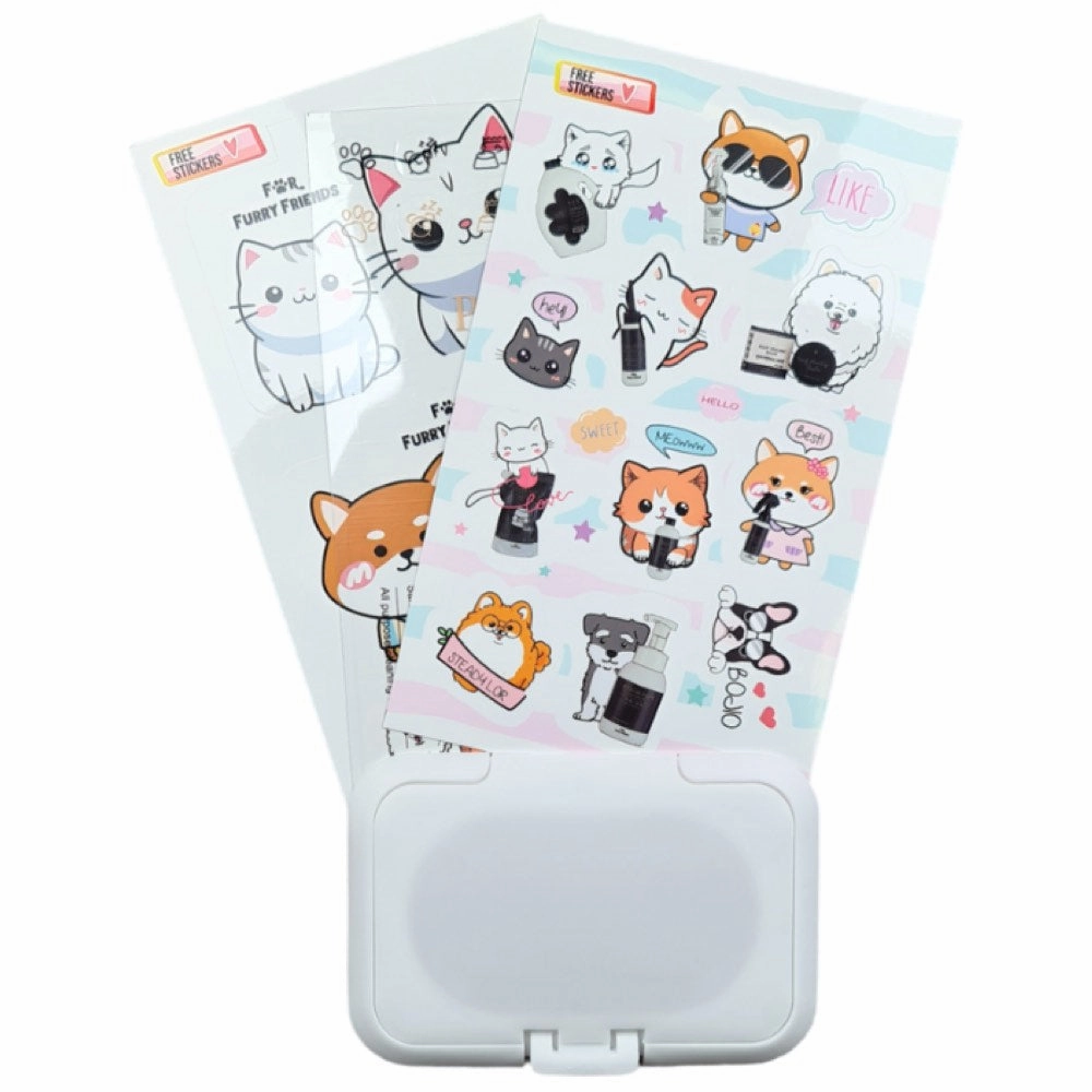 For Furry Friends Reusable Wipes Cover kitten supplies kitten toys kitten food kitten litter box kitten bed