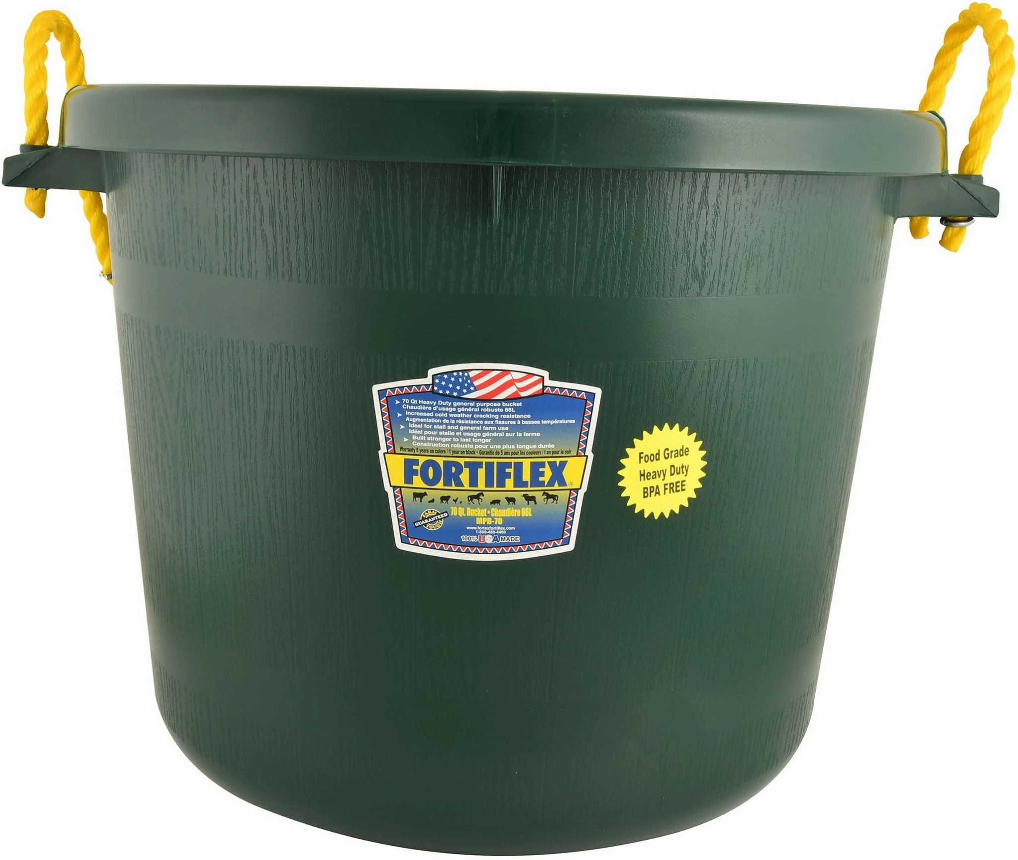 Fortiflex Muck Bucket, Colors