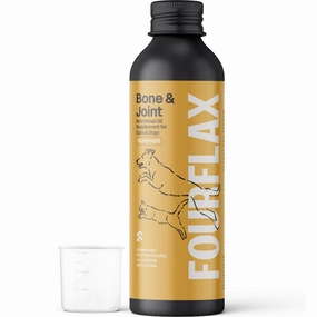 Fourflax Bone & Joint Nutritional Oil Supplement For Cats & Dogs 250ml plush dog toy soft chew toy squeaky plush pillow toy stuffed dog toy