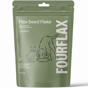 Fourflax Flax Seed Flake Nutritional Food Supplement For Cats & Dogs 250g plush dog toy soft chew toy squeaky plush pillow toy stuffed dog toy