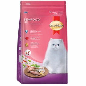 FREE TREAT w 7kg: Smartheart Seafood Adult Dry Cat Food natural cat food soft cat treats freeze dried cat food organic cat treats indoor cat food