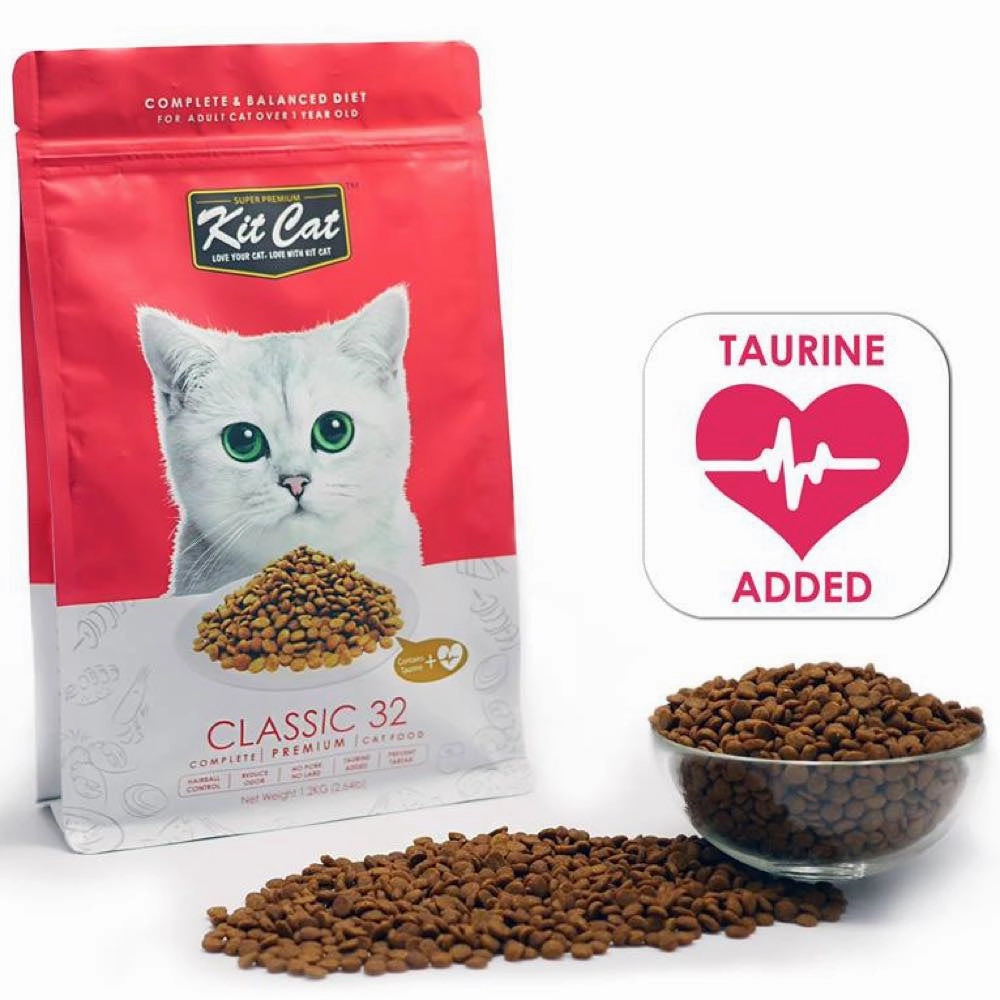 FREE TREATS: Kit Cat Classic 32 Dry Cat Food natural cat food soft cat treats freeze dried cat food organic cat treats indoor cat food