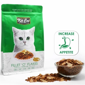 FREE TREATS: Kit Cat Fillet 'O' Flakes Dry Cat Food natural cat food soft cat treats freeze dried cat food organic cat treats indoor cat food