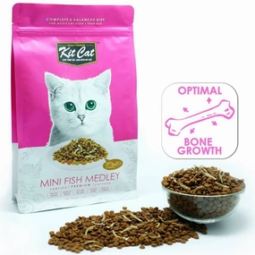 FREE TREATS: Kit Cat Mini Fish Medley Cuisine Dry Cat Food kitten food wet kitten food kitten milk kitten treats grain free kitten food