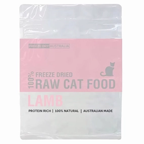 Freeze Dry Australia 100% Freeze-Dried Lamb Cat Food 250g natural cat food soft cat treats freeze dried cat food organic cat treats indoor cat food