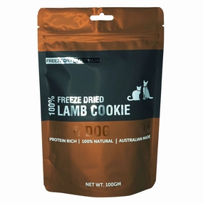Freeze Dry Australia Lamb Cookie Cat & Dog Treats 100g dog chew toys dog dental chews durable chew toys puppy chew toy bone chew