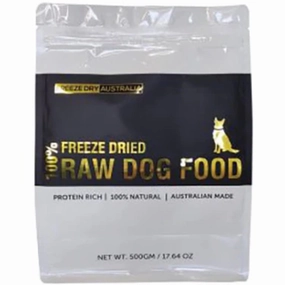 Freeze Dry Australia Lamb, Kangaroo, Beef & Salmon Grain-Free Freeze-Dried Raw Dog Food 500g dog supplies dog food toys accessories dog bed