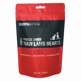 Freeze Dry Australia Raw Lamb Hearts Cat & Dog Treats 100g natural cat food soft cat treats freeze dried cat food organic cat treats indoor cat food