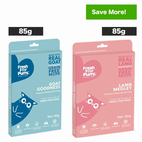 Fresh For Purrs Goat Goodness and Lamb Medley Wet Cat Food Combo