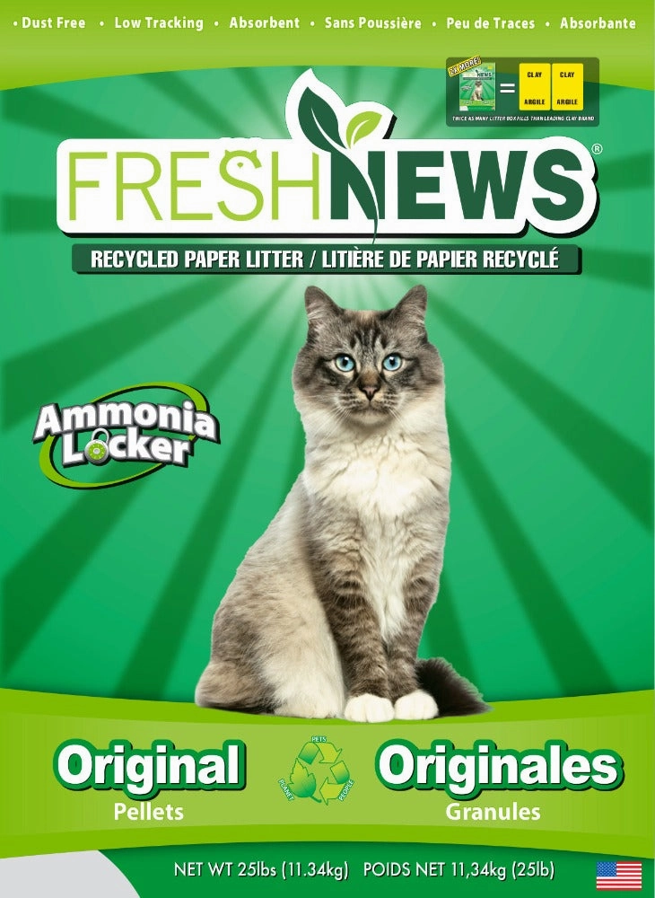 Fresh News Original Formula Cat Litter cat supplies cat house cat tree cat feeder cat collar