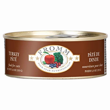 Fromm Four-Star Turkey Pate Wet Cat Food cat treats toys for cats cat hair remover cat cleaning supplies cat food bowl
