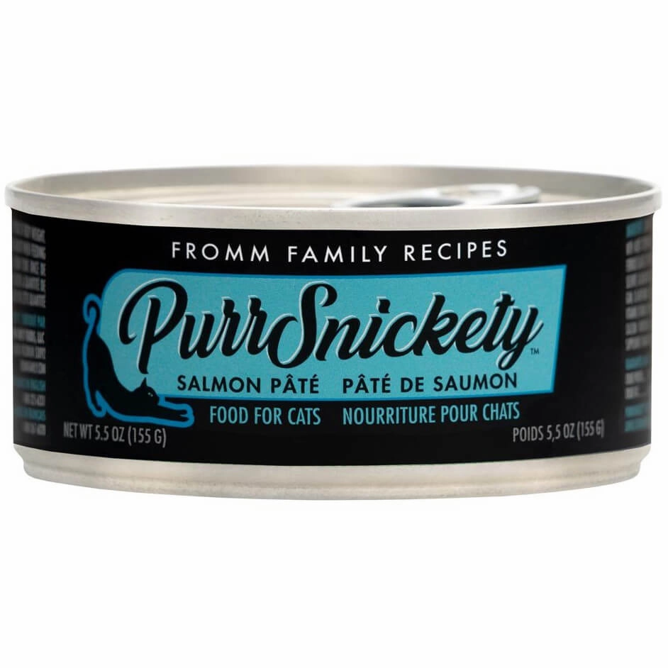 Fromm Purrsnickety Salmon Pate Wet Cat Food cat treats toys for cats cat hair remover cat cleaning supplies cat food bowl