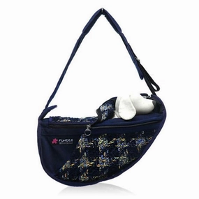 Fundle Pet Sling Dog Carrier Coco Bling Navy dog bowtie leather collar dog charm dog party wear dog scarf set
