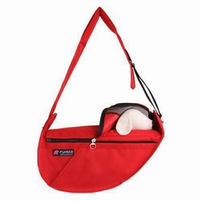 Fundle Pet Sling Dog Carrier Red dog bowtie leather collar dog charm dog party wear dog scarf set