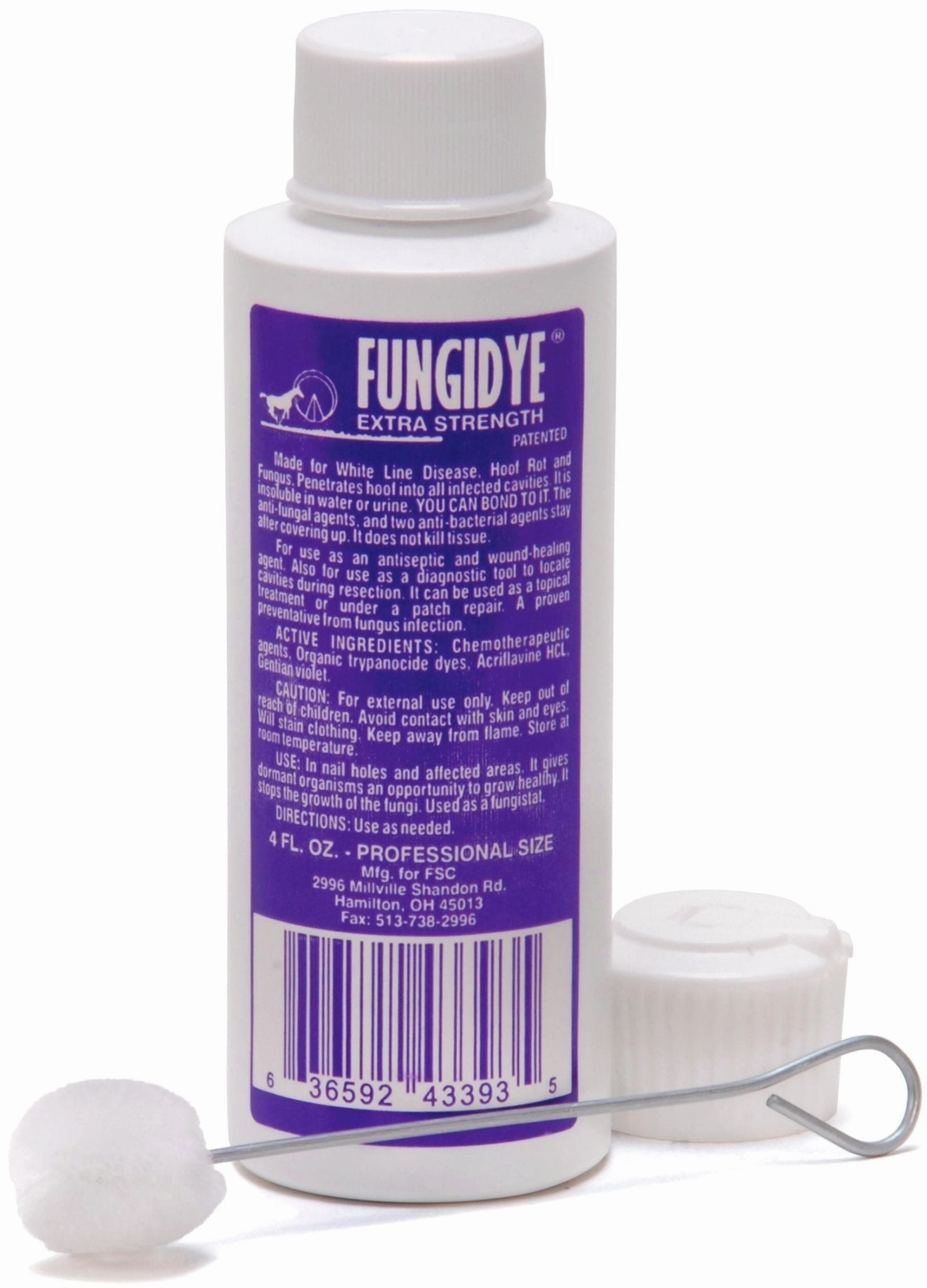 Fungidye, 4 oz With Dauber tuff dog toys durable toys for dogs chew tested toys hard chew toy strong plush