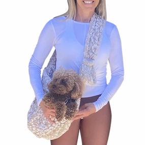 Fur Baby Adjustable Sling Dog Carrier Ocelot Cappuccino dog bowtie leather collar dog charm dog party wear dog scarf set