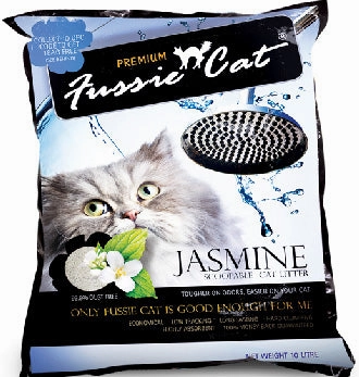 Fussie Cat Jasmine Scoopable Bentonite Cat Litter 10L kitten supplies kitten toys kitten food kitten litter box kitten bed